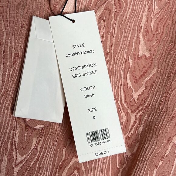 Veronica Beard Eris Women's Textured Blazer Suit Jacket Blush Pink Size 8 NEW - Picture 6 of 13